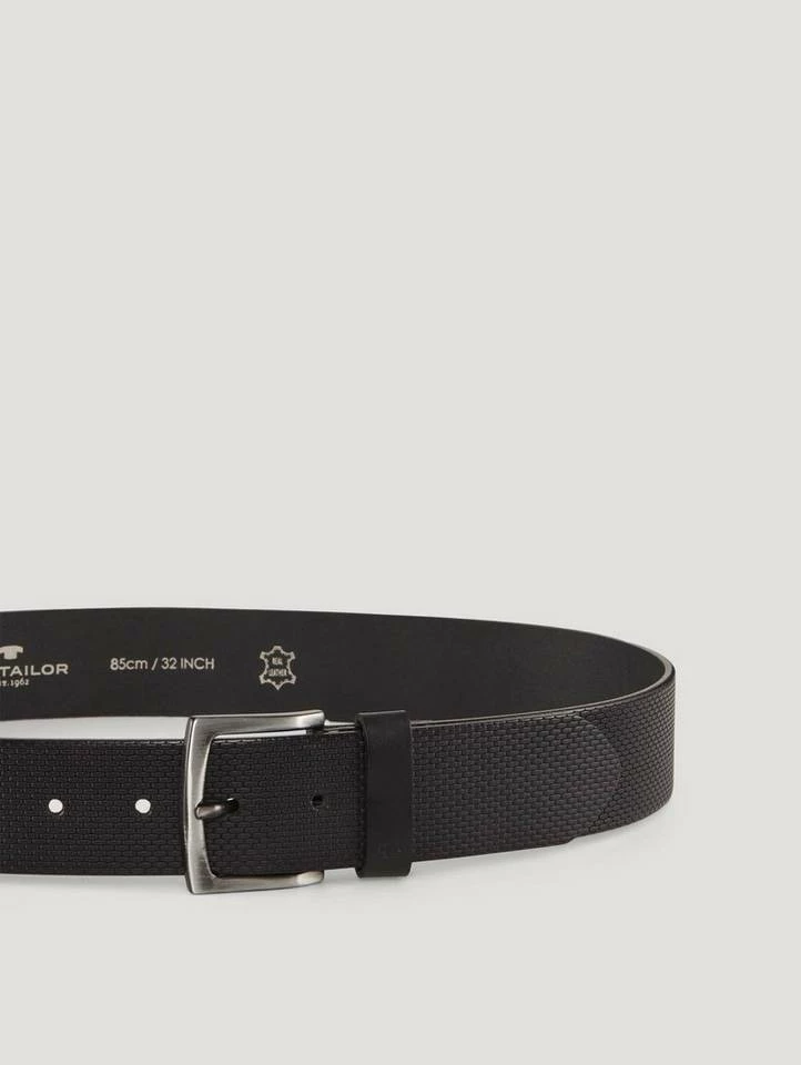 Blitzangebot ⭐ TOM TAILOR Hüftgürtel »Ledergürtel mit Prägung« Black uni, Brown uni, Light brown uni ✔️ 2 Blitzangebot ⭐ TOM TAILOR Hüftgürtel »Ledergürtel mit Prägung« Black uni, Brown uni, Light brown uni ✔️ - Image 2