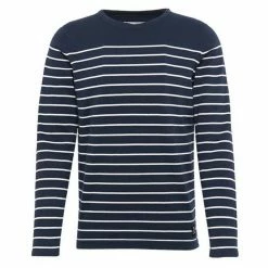 Bester Verkauf ✔️ TOM TAILOR Strickjacke »different striped crewneck Kni« 😍