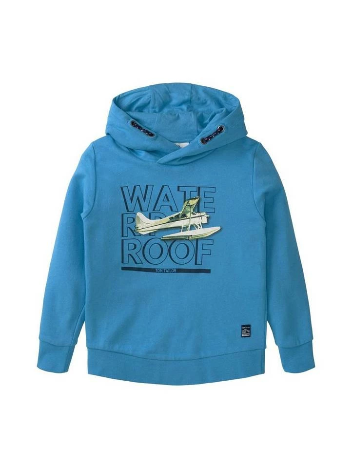 Besorgen ⌛ TOM TAILOR Sweatshirt »Sweatshirt mit Print« Kids 👗 dress blue, Kids cyan blue 👍 4 Besorgen ⌛ TOM TAILOR Sweatshirt »Sweatshirt mit Print« Kids 👗 dress blue, Kids cyan blue 👍 - Image 4