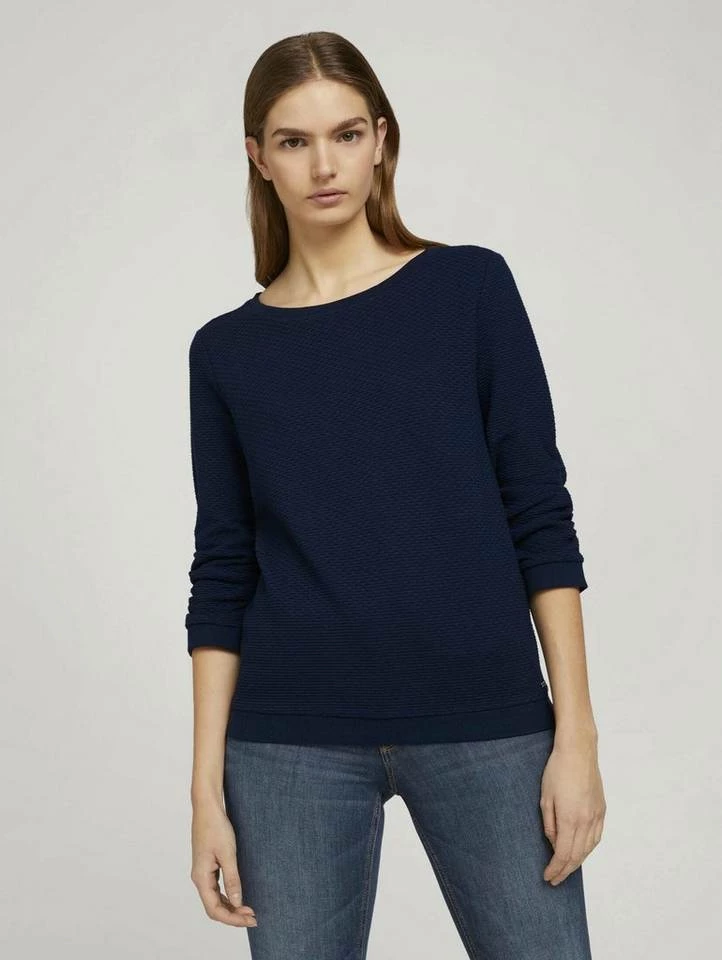 Top 10 ✨ TOM TAILOR Denim Sweatshirt im besonderen Strukturmuster Deep black, Wollweiß, Hellgrün, Sky Captain Blue ✨ 38 Top 10 ✨ TOM TAILOR Denim Sweatshirt im besonderen Strukturmuster Deep black, Wollweiß, Hellgrün, Sky Captain Blue ✨ - Image 38