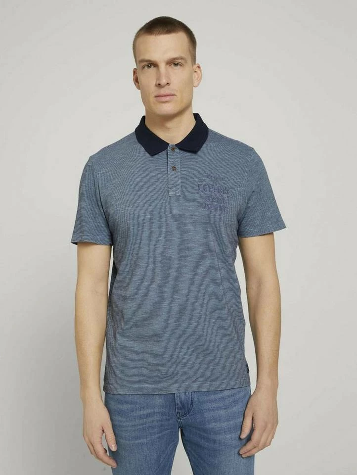 Großhandel ⌛ TOM TAILOR T-Shirt (1-tlg) Dark blue fine stripe, Lucite green fine stripe, Lightblue white stripe 👍 2 Großhandel ⌛ TOM TAILOR T-Shirt (1-tlg) Dark blue fine stripe, Lucite green fine stripe, Lightblue white stripe 👍 – Bild 2