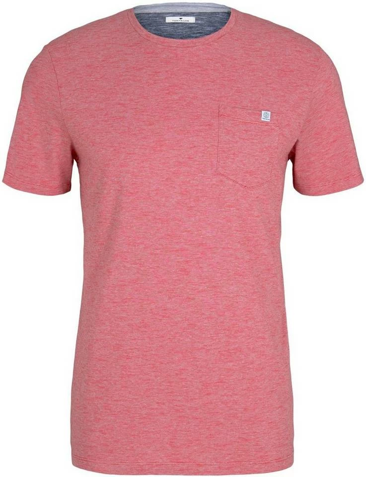 Budget 😉 TOM TAILOR T-Shirt Rot-meliert, Dunkelblau-graublau 😀 5 Budget 😉 TOM TAILOR T-Shirt Rot-meliert, Dunkelblau-graublau 😀 - Image 5