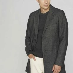 Auslauf 🔔 TOM TAILOR Kurzmantel »Wollmantel« Black, Beige wool structure, Sky Captain Blue, Mid grey wool structure 😍 -Tom Tailor Verkaufsgeschäft 729daa4c db99 5768 9159 afe02faa4904