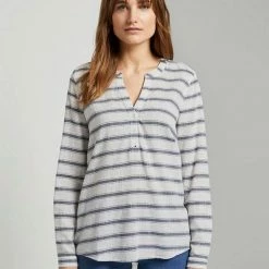 Auslauf ⌛ TOM TAILOR Denim Outdoorhemd White navy stripe, White light blue str ❤️ -Tom Tailor Verkaufsgeschäft 72ac6aaa b396 5ee5 9a46 b0651115f771