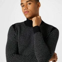 Bestpreis ✨ TOM TAILOR Rundhalspullover »Birdseye« White grey birdseye jacquard, Black white birdseye jacquard ❤️ -Tom Tailor Verkaufsgeschäft 72ff93ad 9031 55d5 9d01 36d518dcb10a