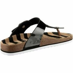 Bestes Angebot 👏 TOM TAILOR »Komfort-Pantoletten« Pantolette Black, Schwarz, Weiß 👍 -Tom Tailor Verkaufsgeschäft 73e6bbad 4c4f 51ea a32d b7ccee3f8c08