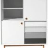 Rabatt ⭐ TOM TAILOR Highboard »COLOR BOX«, mit 2 Türen, 4 Kontrast-Schubladen & Kontrast-Regaleinsatz, Füße Eiche geölt, Breite 114 cm White, Mustard, White & rose, Navy blue 🔔