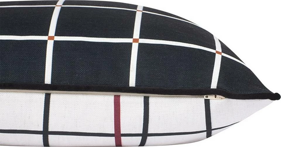 Schlussverkauf 🌟 Kissenhülle »Winter Check«, TOM TAILOR (1 Stück), mit modernem Druckmotiv Schwarz-weiß-rot, Marine-dunkelblau-kupferfarben ❤️ 3 Schlussverkauf 🌟 Kissenhülle »Winter Check«, TOM TAILOR (1 Stück), mit modernem Druckmotiv Schwarz-weiß-rot, Marine-dunkelblau-kupferfarben ❤️ – Bild 3