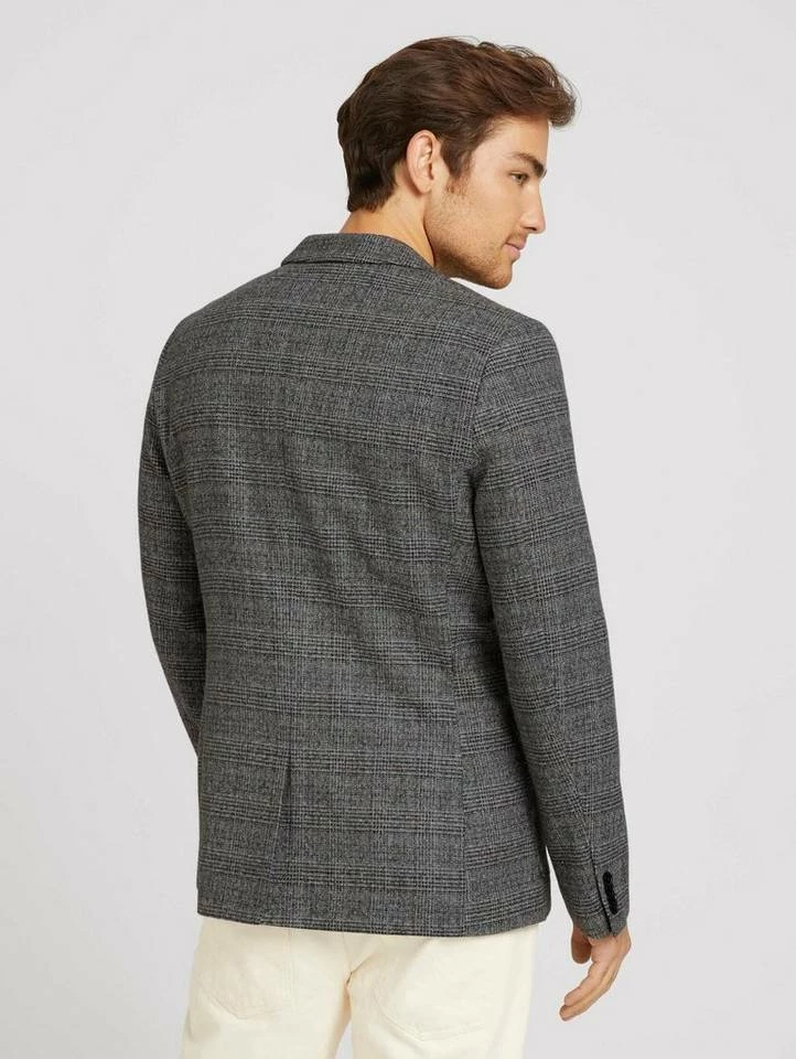 Neu 🎉 TOM TAILOR Sakko »Gemustertes Sakko in Wolloptik« Black twill structure, Grey modern woven check ✔️ 2 Neu 🎉 TOM TAILOR Sakko »Gemustertes Sakko in Wolloptik« Black twill structure, Grey modern woven check ✔️ - Image 2