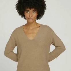 Brandneu 🌟 TOM TAILOR V-Ausschnitt-Pullover mit Bio-Baumwolle Sky Captain Blue, French clay beige melange, Cozy pink, Hellbeige 🥰 -Tom Tailor Verkaufsgeschäft 74b3c9b8 a353 5324 93aa b31d1db44b27