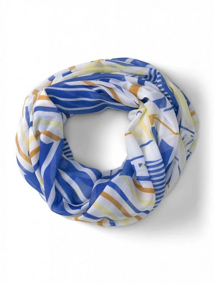 Bester Verkauf 🌟 TOM TAILOR Loop »printed loop scarf« 🛒 1 Bester Verkauf 🌟 TOM TAILOR Loop »printed loop scarf« 🛒