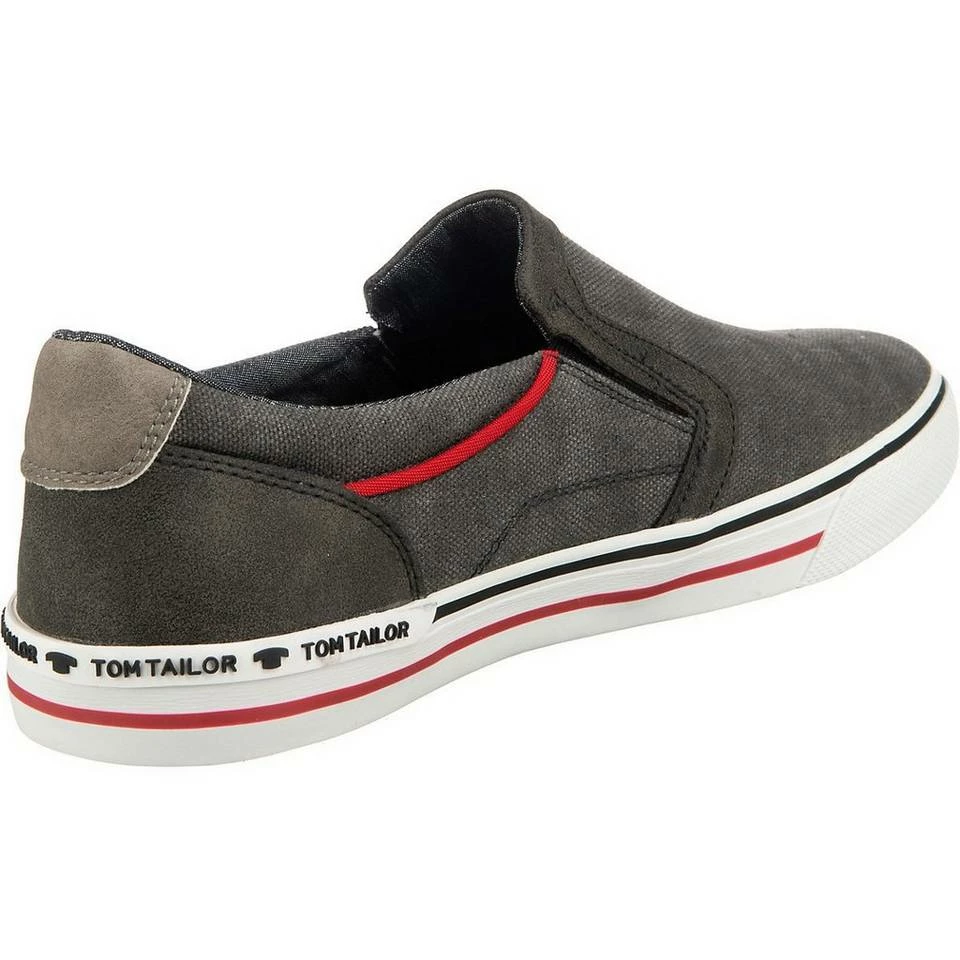 Bestpreis 🤩 TOM TAILOR »Sportliche Slipper« Slipper Dunkelblau, Grau 💯 4 Bestpreis 🤩 TOM TAILOR »Sportliche Slipper« Slipper Dunkelblau, Grau 💯 – Bild 4