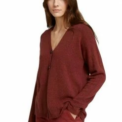 Brandneu 🛒 TOM TAILOR Strickjacke mit Knopfleiste Dark maroon red melange, Dark denim blue melange, Smooth light sand melange, French clay beige melange 😍 -Tom Tailor Verkaufsgeschäft 759f6a9c 9e39 5292 b67d 16b302a2a1e5