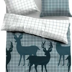Budget ✔️ Wendebettwäsche »REINDEER«, TOM TAILOR, mit winterlichem Motiv Forest, Taupe, 👖 Jeans, Grey 👏 -Tom Tailor Verkaufsgeschäft 75e2eb2a 0005 5b72 b97f 2d2e8a9db00a
