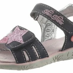 Am billigsten ⭐ TOM TAILOR 🩴 Sandale mit glitzernder Stern-Applikation ❤️