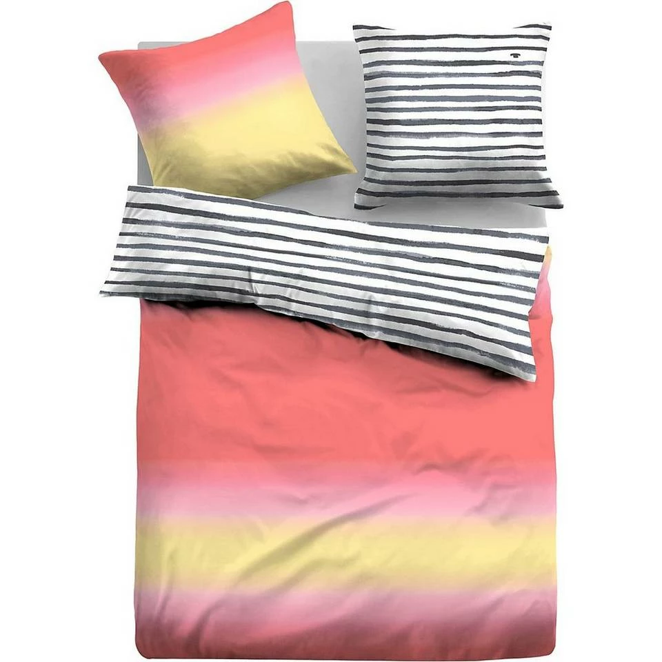 Auslauf ✨ Bettwäsche »Baumwoll-Satin Bettwäsche, 155 x 220 cm«, TOM TAILOR Rosa#ft5_slash#gelb, Türkis#ft5_slash#gelb 😀 1 Auslauf ✨ Bettwäsche »Baumwoll-Satin Bettwäsche, 155 x 220 cm«, TOM TAILOR Rosa#ft5_slash#gelb, Türkis#ft5_slash#gelb 😀