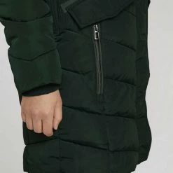 Bestpreis 💯 TOM TAILOR Kurzmantel »Steppmantel mit Kunstfell und recyceltem Polyester« Smooth light sand, Dark pine green, Deep Black, Marine 🧨 -Tom Tailor Verkaufsgeschäft 76a0188d 9407 5d40 b3be 9b95ab968de5