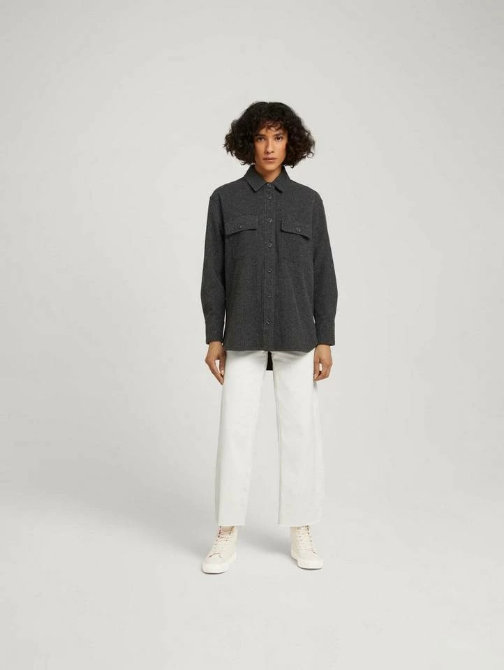 Aktion ⭐ TOM TAILOR Kurzblazer »Hemdjacke mit Brusttaschen« 🤩 3 Aktion ⭐ TOM TAILOR Kurzblazer »Hemdjacke mit Brusttaschen« 🤩 - Image 3