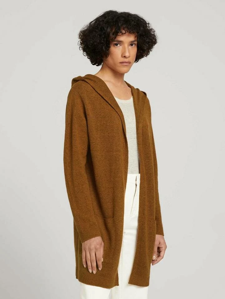 Bestes Angebot 👏 TOM TAILOR Strickjacke »Cardigan mit Kapuze« Deep black, Gingerbread brown melange, Silver Grey Melange 😀 12 Bestes Angebot 👏 TOM TAILOR Strickjacke »Cardigan mit Kapuze« Deep black, Gingerbread brown melange, Silver Grey Melange 😀 – Bild 12