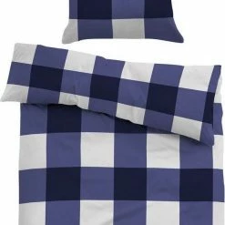 Bestes Angebot 👍 Bettwäsche »COSY«, TOM TAILOR, mit modernen Karos Sand, Indigo blue 💯 -Tom Tailor Verkaufsgeschäft 7766bbed cac1 55b8 bbea a93aa6c53334