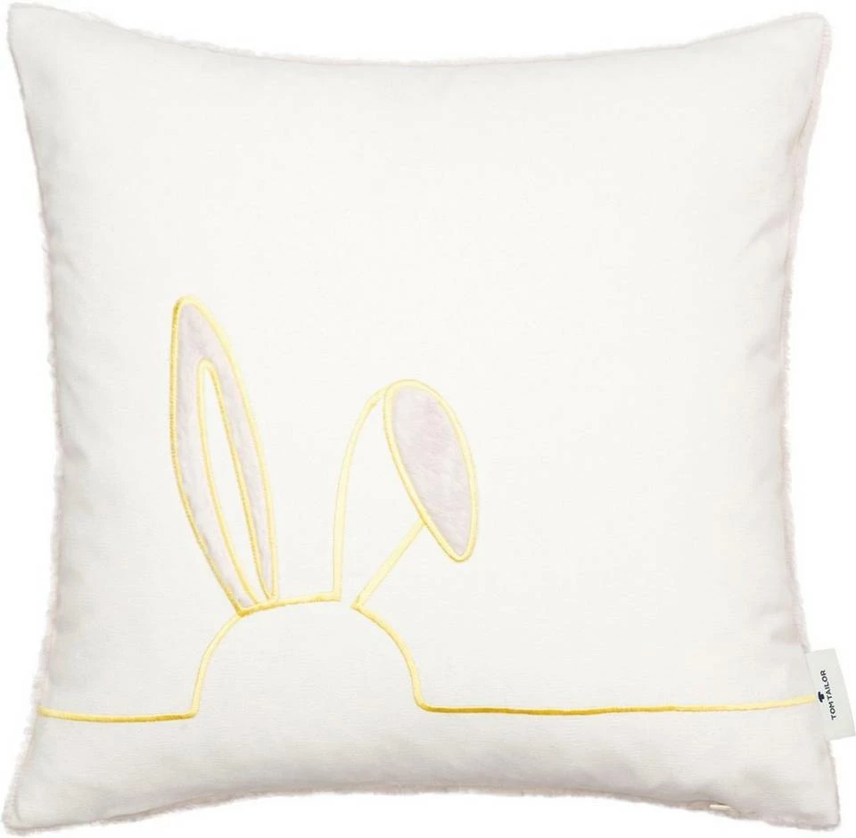Bestes Angebot 😉 Kissenhülle »Fluffy Rabbit«, TOM TAILOR (1 Stück), mit aufgestickter Hasensilhouette und Kunstfellapplikationen 🌟 1 Bestes Angebot 😉 Kissenhülle »Fluffy Rabbit«, TOM TAILOR (1 Stück), mit aufgestickter Hasensilhouette und Kunstfellapplikationen 🌟