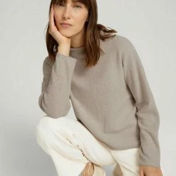 Besorgen 🥰 TOM TAILOR Strickpullover »Pullover mit Fledermausärmeln« Dusty mid olive, Deep black, Cold beige melange ⭐ -Tom Tailor Verkaufsgeschäft 77ff057b 0d3d 5fa8 aae3 101de365a068