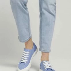 Besorgen 🛒 TOM TAILOR Denim »schlichter 👟 Sneaker« 👟 Sneaker Weiß, White, Navy, Blue 👍 -Tom Tailor Verkaufsgeschäft 7822b763 0a6b 5f3a a500 57a218dac077