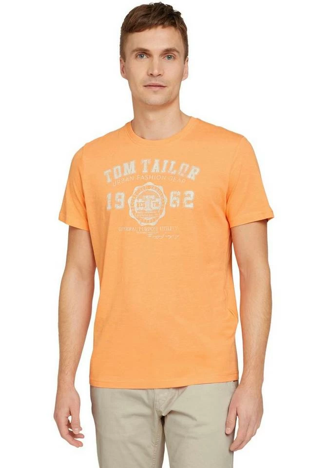 Top 10 ⌛ TOM TAILOR T-Shirt mit Logofrontprint Offwhite, Plain red, Sky captain blue white melange, Royalblau 🎁 15 Top 10 ⌛ TOM TAILOR T-Shirt mit Logofrontprint Offwhite, Plain red, Sky captain blue white melange, Royalblau 🎁 - Image 15