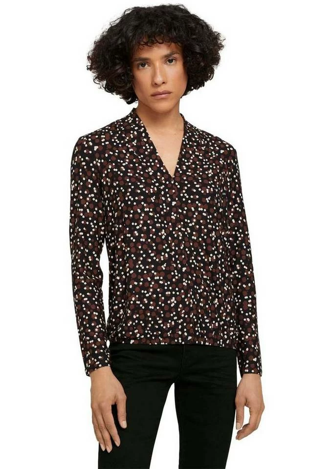 Top 10 🔔 TOM TAILOR Blusenshirt mit dekorativem Print und Knopfleiste Beige-braun-schwarz-gemustert, Schwarz-braun-wollweiß-gemustert ❤️ 11 Top 10 🔔 TOM TAILOR Blusenshirt mit dekorativem Print und Knopfleiste Beige-braun-schwarz-gemustert, Schwarz-braun-wollweiß-gemustert ❤️ - Image 11