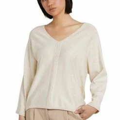 Bestes Angebot 👏 TOM TAILOR V-Ausschnitt-Pullover mit Details Hellbeige-uni, Dark maroon red, Altrosa-uni, 👖 Jeansblau-uni 🌟 -Tom Tailor Verkaufsgeschäft 7cd2b228 fd9d 5f01 99e8 3c43b397e587