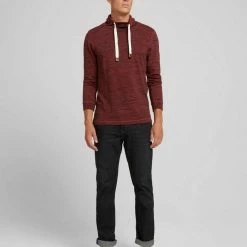 Auslauf ⌛ TOM TAILOR T-Shirt »Pullover mit Wickelkragen« Chili oil red, Oak Leaf Green 🧨 -Tom Tailor Verkaufsgeschäft 7cdc462d 470e 5a83 8707 4866bae13005