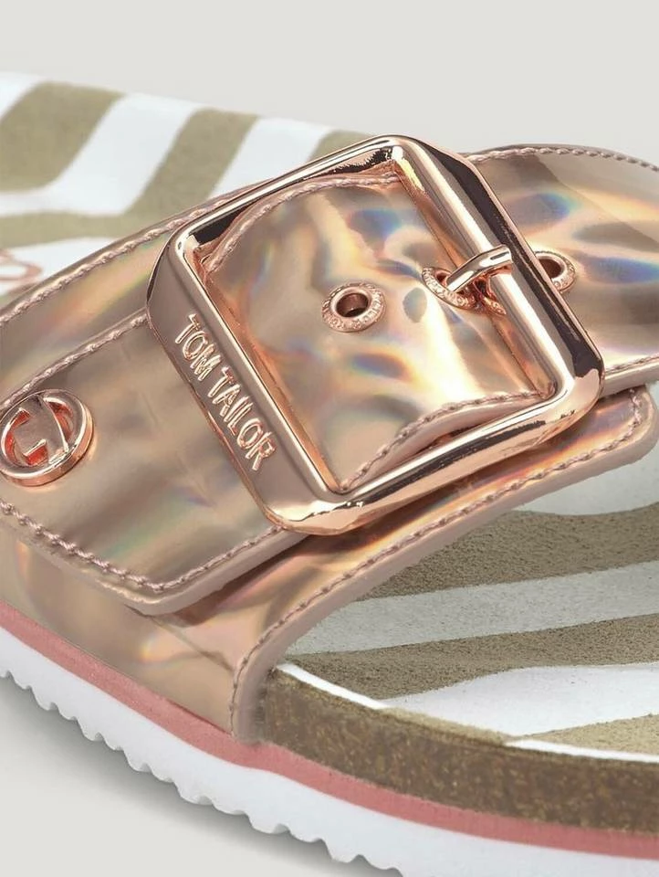 Coupon 😉 TOM TAILOR »Sandale mit Schnalle« 🩴 Sandale (1-tlg) Rose, Silver 🔔 2 Coupon 😉 TOM TAILOR »Sandale mit Schnalle« 🩴 Sandale (1-tlg) Rose, Silver 🔔 - Image 2