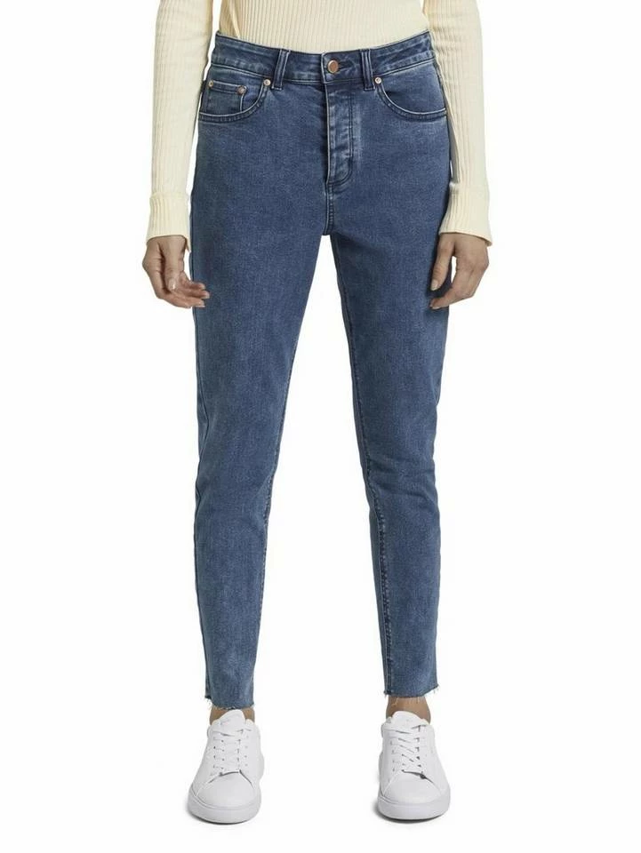 Neu ⌛ TOM TAILOR Bequeme 👖 Jeans »Denim tapered mid bl« ⭐ 6 Neu ⌛ TOM TAILOR Bequeme 👖 Jeans »Denim tapered mid bl« ⭐ - Image 6