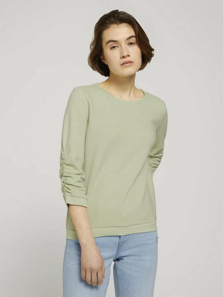 Top 10 ✨ TOM TAILOR Denim Sweatshirt im besonderen Strukturmuster Deep black, Wollweiß, Hellgrün, Sky Captain Blue ✨ 53 Top 10 ✨ TOM TAILOR Denim Sweatshirt im besonderen Strukturmuster Deep black, Wollweiß, Hellgrün, Sky Captain Blue ✨ - Image 53