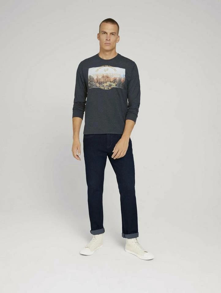 Bestpreis 🥰 TOM TAILOR T-Shirt »Langarmshirt mit Bio-Baumwolle« 💯 3 Bestpreis 🥰 TOM TAILOR T-Shirt »Langarmshirt mit Bio-Baumwolle« 💯 - Image 3