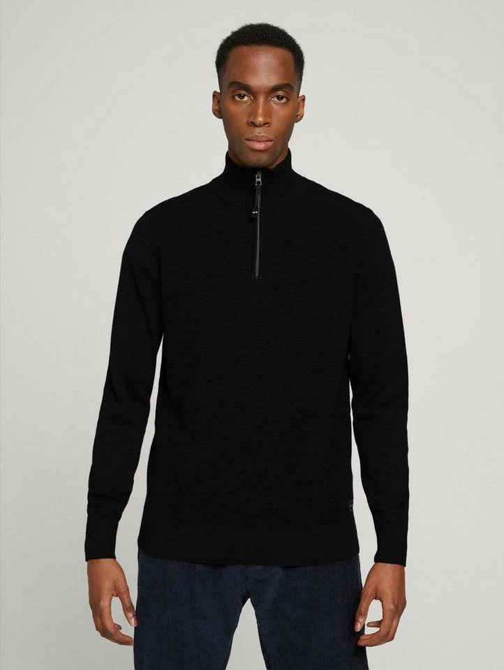 Bestpreis ❤️ TOM TAILOR Strickpullover »Strickpullover mit feinem Ripp« Medium blue ashes melange, Knitted Navy Melange, Dark smoke green melange, Soft Sand Beige Melange 🔔 11 Bestpreis ❤️ TOM TAILOR Strickpullover »Strickpullover mit feinem Ripp« Medium blue ashes melange, Knitted Navy Melange, Dark smoke green melange, Soft Sand Beige Melange 🔔 - Image 11