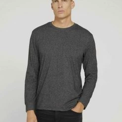 Auslauf ✔️ TOM TAILOR T-Shirt »Langarmshirt in Melange-Optik« Coconut grindle, Offwhite black grindle, Poseidon blue grindle ✔️ -Tom Tailor Verkaufsgeschäft 7e6edcfe 96d9 553f 83e1 2137875ebdba