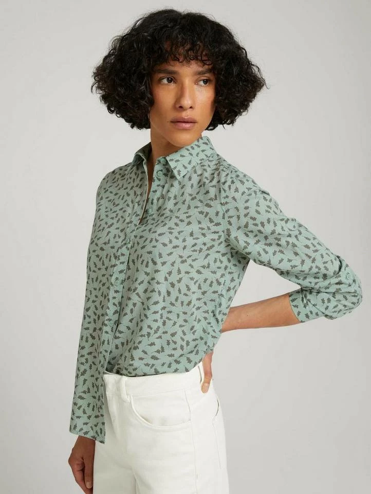 Beste Bewertungen von 🧨 TOM TAILOR Langarmbluse »Gemusterte Hemdbluse« Green leaf design, Black leaf design ✨ 4 Beste Bewertungen von 🧨 TOM TAILOR Langarmbluse »Gemusterte Hemdbluse« Green leaf design, Black leaf design ✨ - Image 4