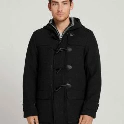 Bester Verkauf ❤️ TOM TAILOR Wollmantel »Dufflecoat Wollmantel« Acorn, Dark Grey Wool Jacket ⭐ -Tom Tailor Verkaufsgeschäft 7eab2396 2652 566b ab83 cb135469b4bf