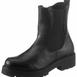 Neu ⭐ TOM TAILOR Chelseaboots im Used Look Cognac, Schwarz 👏 -Tom Tailor Verkaufsgeschäft 7eabc800 c8cb 5839 838b da181a37d840