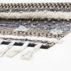 Bestpreis ⭐ Wollteppich »Vintage Funky Nature«, TOM TAILOR, rechteckig, Höhe 5 mm, reine Wolle, handgewebt, mit Fransen, Wohnzimmer 🔥 -Tom Tailor Verkaufsgeschäft 7eb27c5b 84e5 5a1c 911b 26e64f41c925