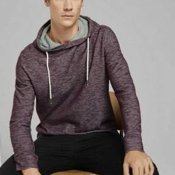 Bestes Angebot 👍 TOM TAILOR T-Shirt »Meliertes Langarmshirt mit Kapuze« ✔️ -Tom Tailor Verkaufsgeschäft 7ef3e6bd d4e0 5c66 be57 36f0f974e900