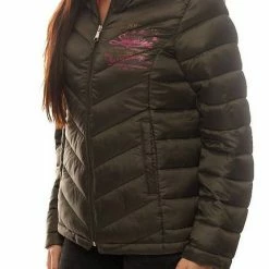 Bester Verkauf 💯 TOM TAILOR Steppjacke »TOM TAILOR POLO TEAM Stepp-Jacke matt glänzende Damen Herbst-Jacke Übergangs-Jacke Khaki« ✔️