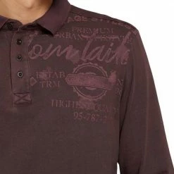 Schlussverkauf 👍 TOM TAILOR Langarm-Poloshirt mit Logoprint Navy, Bordeaux 😉 -Tom Tailor Verkaufsgeschäft 7fa65b7f 937b 553f 83a3 c90562d05ed6