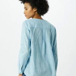 Budget 👏 TOM TAILOR Langarmbluse Smooth yellow, Mittelblau, Clear Light Blue, 👖 Jeansblau 🥰 -Tom Tailor Verkaufsgeschäft 7fa75256 0e4e 5519 a3f3 93127ff53c4d