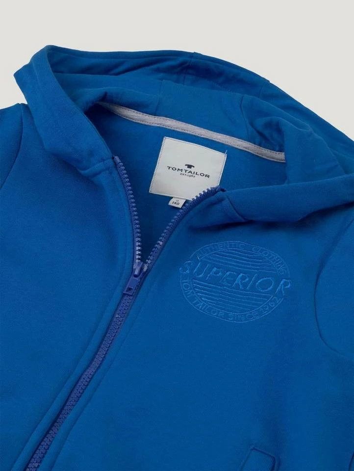 Budget ⌛ TOM TAILOR Sweatjacke »Sweatjacke mit Stickerei« 👗 Dress blue-blue, Drizzle melange-gray, Blue lolite-blue 🌟 6 Budget ⌛ TOM TAILOR Sweatjacke »Sweatjacke mit Stickerei« 👗 Dress blue-blue, Drizzle melange-gray, Blue lolite-blue 🌟 - Image 6