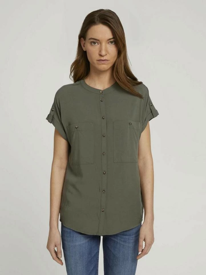 Bestes Angebot 😉 TOM TAILOR Kurzarmbluse Anemone blue, Grape Leaf Green, Celery ice 🤩 26 Bestes Angebot 😉 TOM TAILOR Kurzarmbluse Anemone blue, Grape Leaf Green, Celery ice 🤩 - Image 26