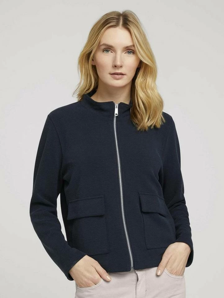 Bestes Angebot 🔔 TOM TAILOR Sweatjacke »Strukturierte Sweatjacke mit Stehkragen« 🥰 9 Bestes Angebot 🔔 TOM TAILOR Sweatjacke »Strukturierte Sweatjacke mit Stehkragen« 🥰 - Image 9
