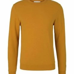 Top 10 👍 TOM TAILOR Sweatshirt unifarben Aquablau, Middle Grey Melange, Flame Brown, Navy 🔥 -Tom Tailor Verkaufsgeschäft 822ac240 f567 5caf 8e82 185c8aebc06c