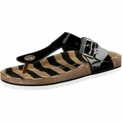 Bestes Angebot 👏 TOM TAILOR »Komfort-Pantoletten« Pantolette Black, Schwarz, Weiß 👍 -Tom Tailor Verkaufsgeschäft 8246a8e6 5a3a 510c b969 7b2625b8a93f